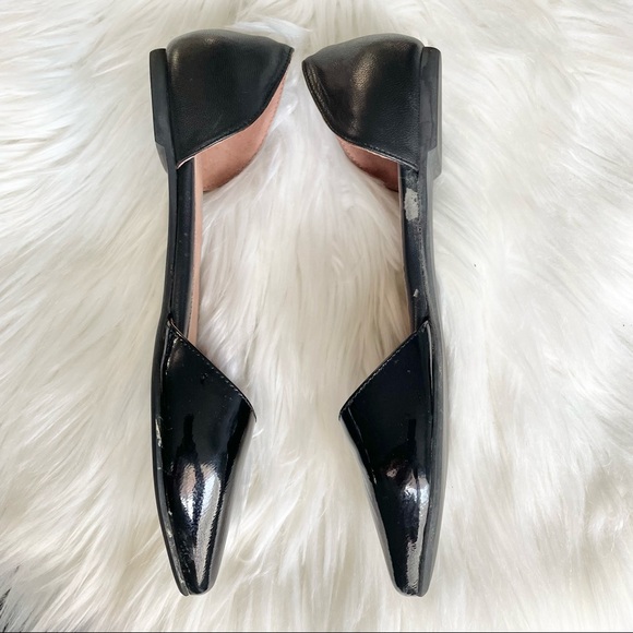 Jeffrey Campbell In Love D'Orsay Flats Black Leather Size 5 - Picture 4 of 8